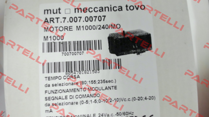 7.007.00707 Mut Meccanica Tovo SpA