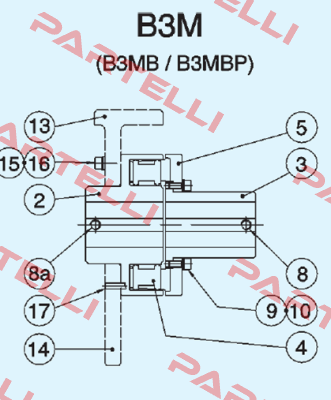 Coupling Tire For B3M/B3MBP  Transfluid