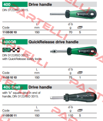 P/N: 11050010 Type: 400  Stahlwille