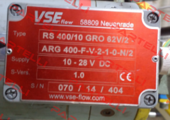 RS 400/5 GRO62V - GSM02 Vse-Flow