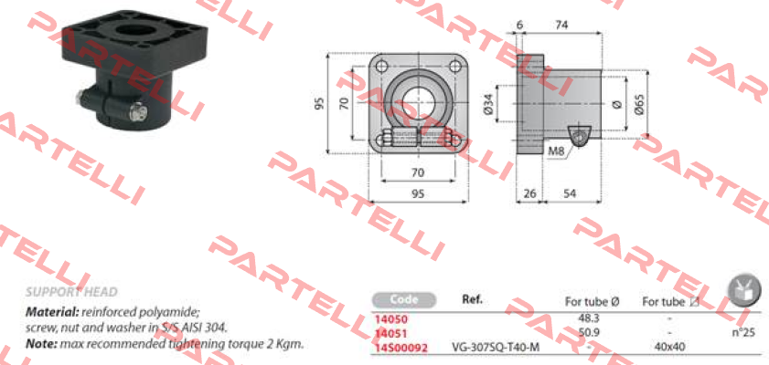 14050 (VG-3070-R150) System Plast