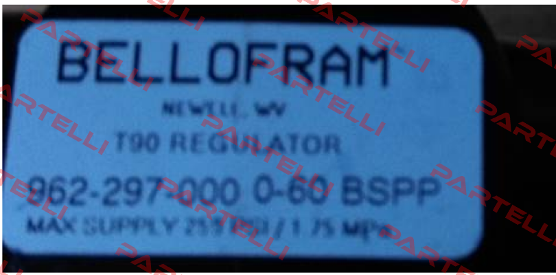 962-297-000-0-60 BSPP Bellofram