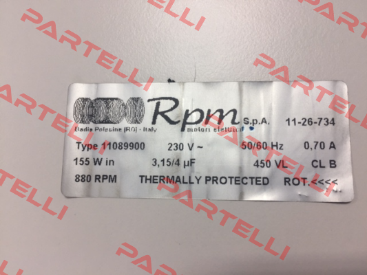 F11  # ERM11  RPM - Motori elettrici