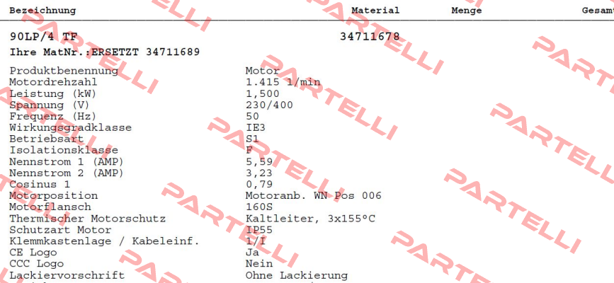 90LP/4 TF(34711678) Nord