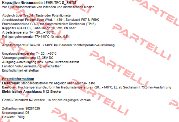  LEVELTEC S-SHTM  Hengesbach