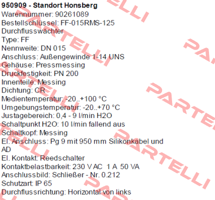 FF-015RMS-125 Honsberg