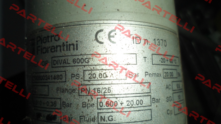 DIVAL 600G PN 16/25  Pietro Fiorentini