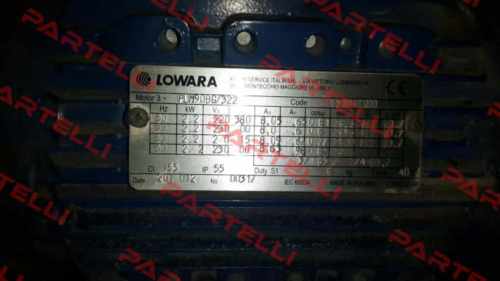 PLM90BG/ 322 (50A01RW00) Lowara