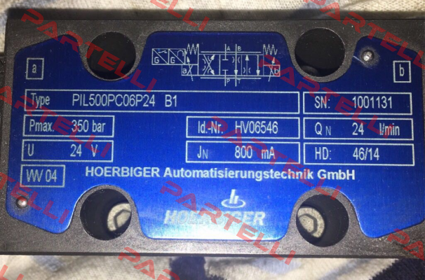 P/N: HV06546, Type:  PIL500PC06P24 Hoerbiger