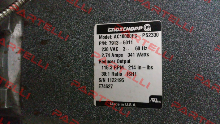 7913-5011 OEM  Groschopp