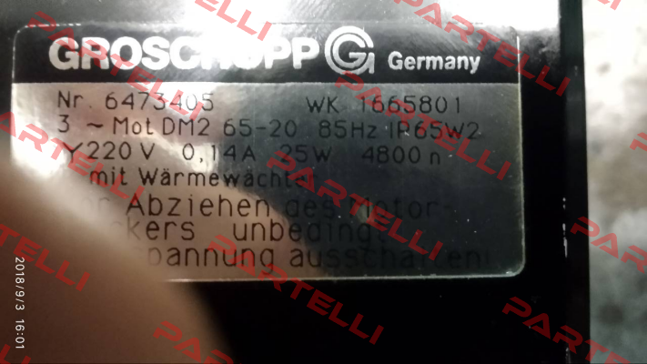 DM2 65-20  OEM  Groschopp