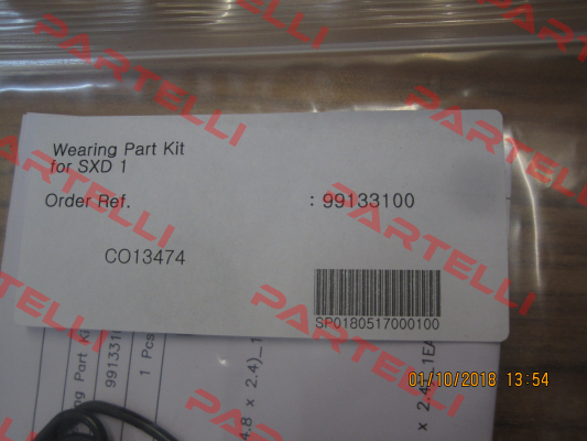 99133100  WEARING PART KIT  Hankison