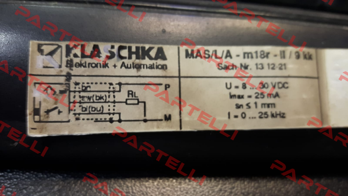 MAS/L/A-M18R-II/9KK Klaschka