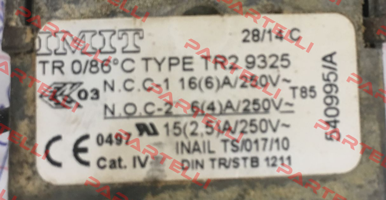 Type TR2 9325, alternative TRT TR2/711 EU and ETB LS1//971 F1 IMIT (Afriso)