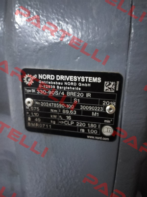 Type SK 330-90S/4 BRE20 (OEM) Nord