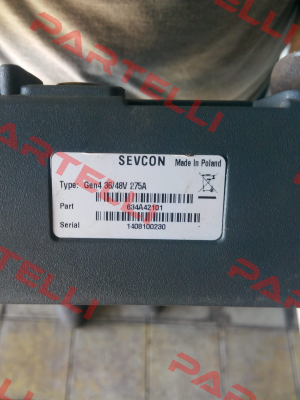 Type: Gen 4 36/48V 275A P/N: 634A42101 Sevcon