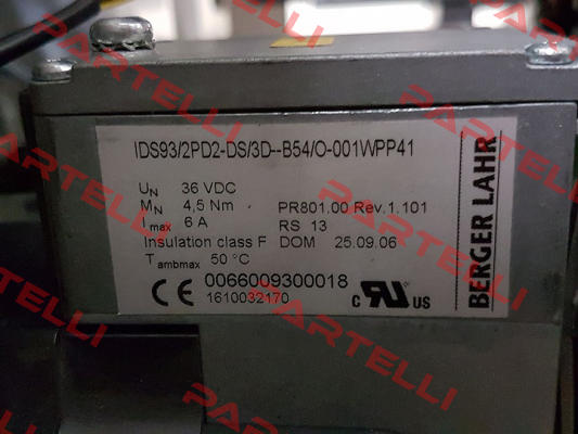 IDS93/2PD2-DS/3D--B54/O-001WPP41 Berger Lahr (Schneider Electric)