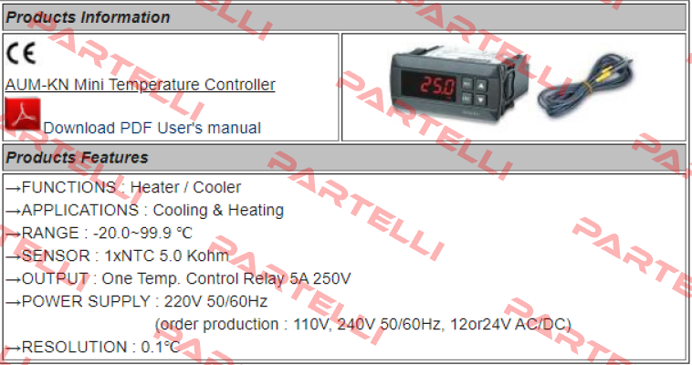 AUM-2KN Maxthermo