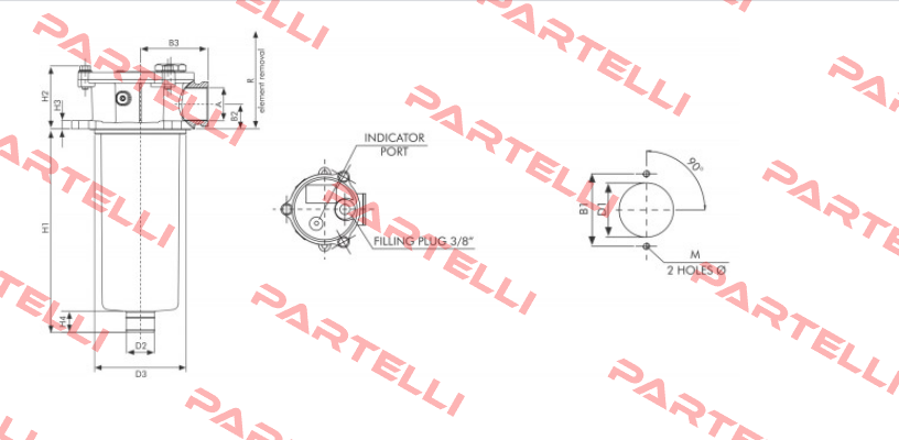 FR130C25BBB500000 Filtrec