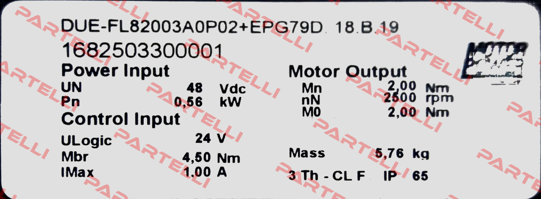 EPG79.2.18.0.0.B.19 N OEM Motor Power