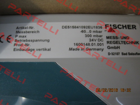 DE515841092EU1836 FISCHER Mess-und Regeltechnik