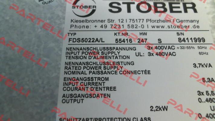 FDS5015A/L Stober