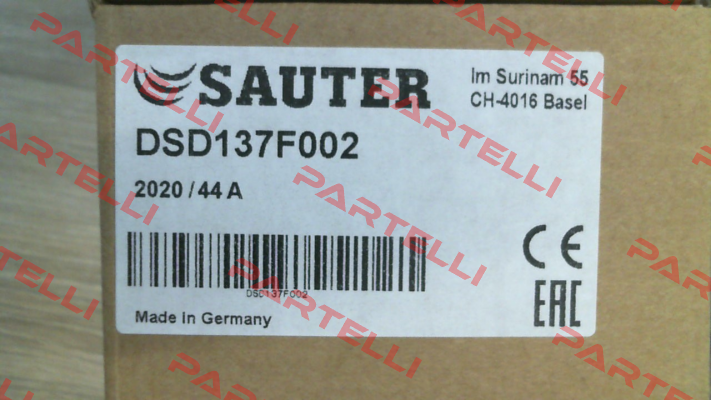 DSD137F002 Sauter