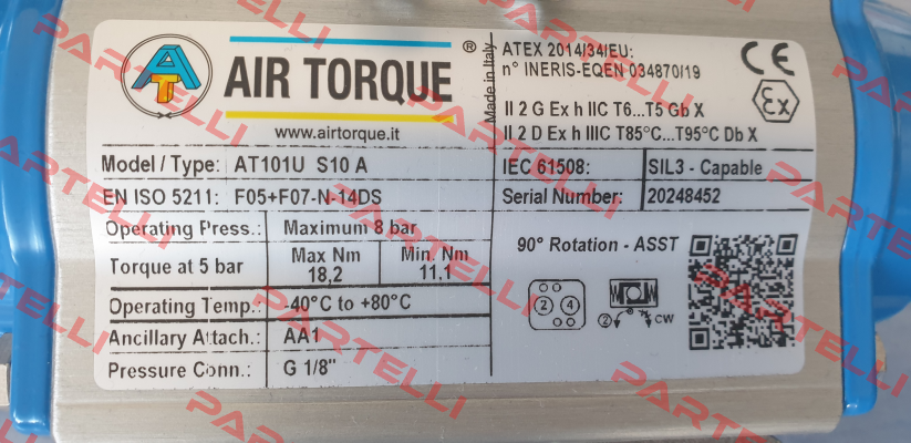 AT101U S10 A (F05+F07-N-14DS) Air Torque