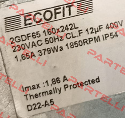 2GDF65 160x242L D22-A5 Ecofit