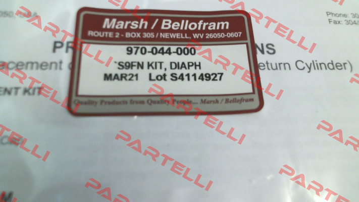 970-044-000 Bellofram