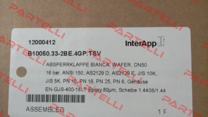 B10050.33-2BE.4GP.TSV InterApp