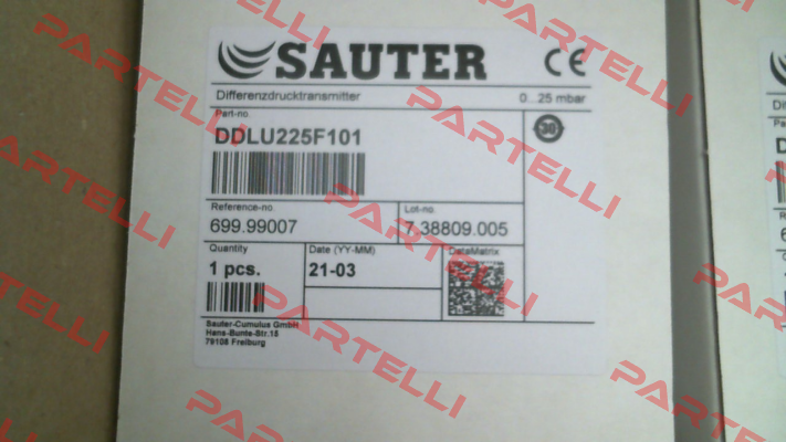 DDLU225F101 Sauter