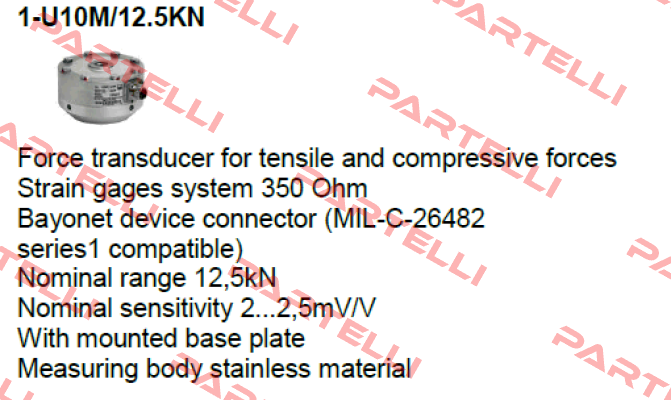 1-U10M/12.5KN  Hbm