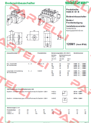 H410-41300-126M1 Salzer