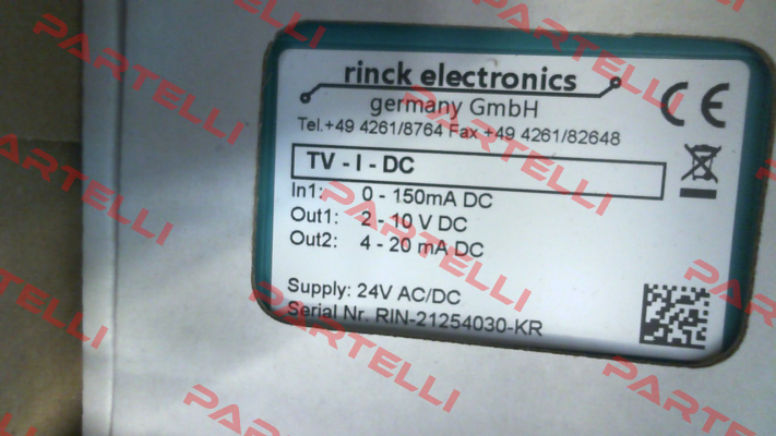 TV-I-DC 150Ma Rinck Electronic