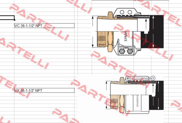 VC 38-1-1/2” NPT  Elaflex