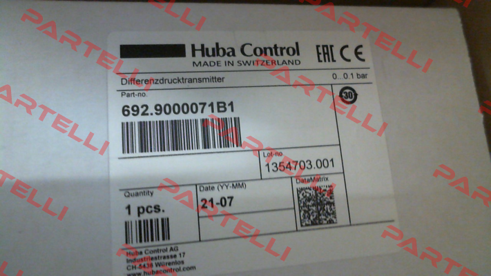 692.9000071B1 Huba Control