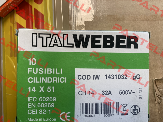 1431032 (pack x10) Italweber