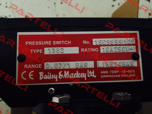 TYPE:1382, No.15C9859105  Bailey-Mackey