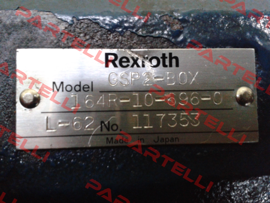 GSP2-BOX 164R-10-696-0 L-62 OEM/customized  Rexroth