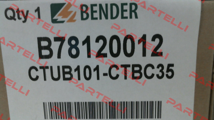 P/N: B78120012, Type: CTUB101-CTBC35 Bender