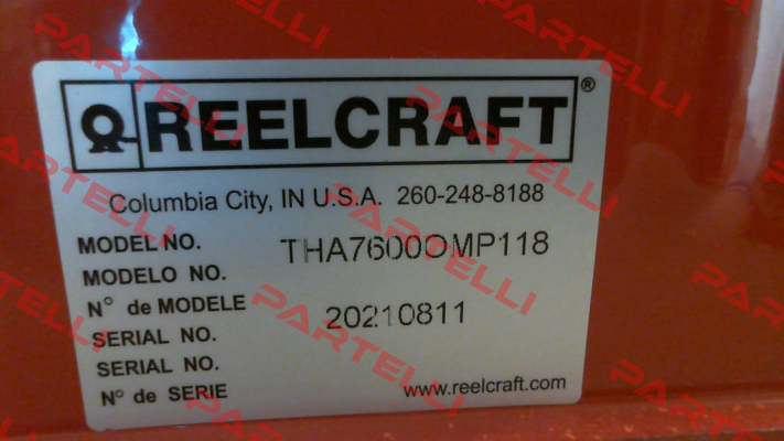 THA7600 OMP118 Reelcraft