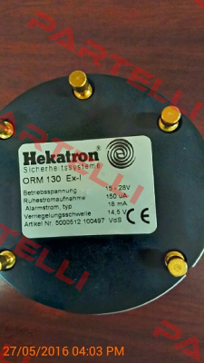 ORM 130 Ex-I  REPLACED BY SLR-E-IS EX-I (Hochiki) Hekatron