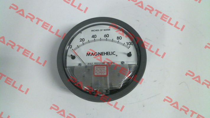 01-20.SKALA (0 ... 100 INCHES OF WATER) Magnehelic