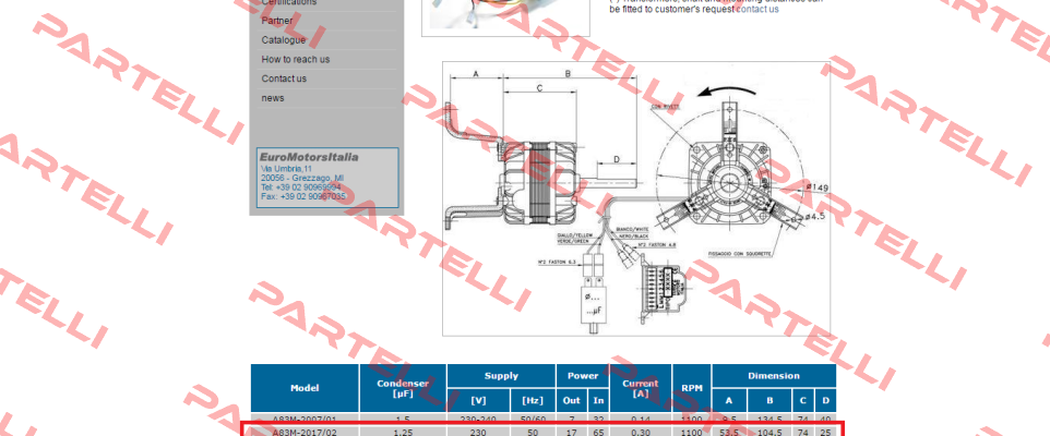 A83M-2017/02 Euro Motors Italia