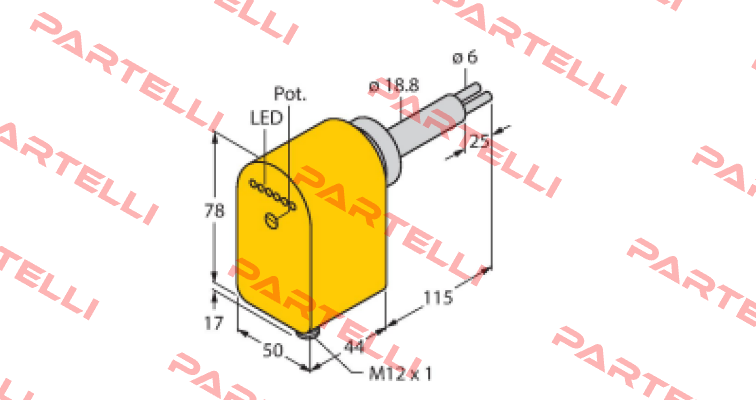 FCS-HA2P-LIX-H1141/AL115 Turck