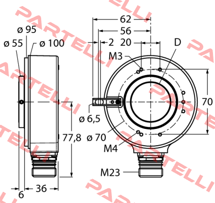 RI-42H30S4-2B2048-12M23 Turck