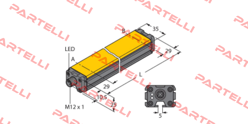 LI1000P1-Q25LM1-LIU5X3-H1151 Turck