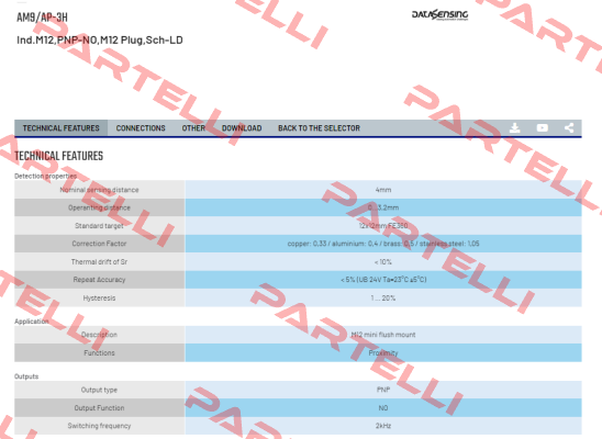 AM9/AP-3H Micro Detectors / Diell