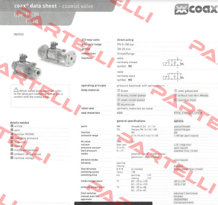 MK 20 NC Coax